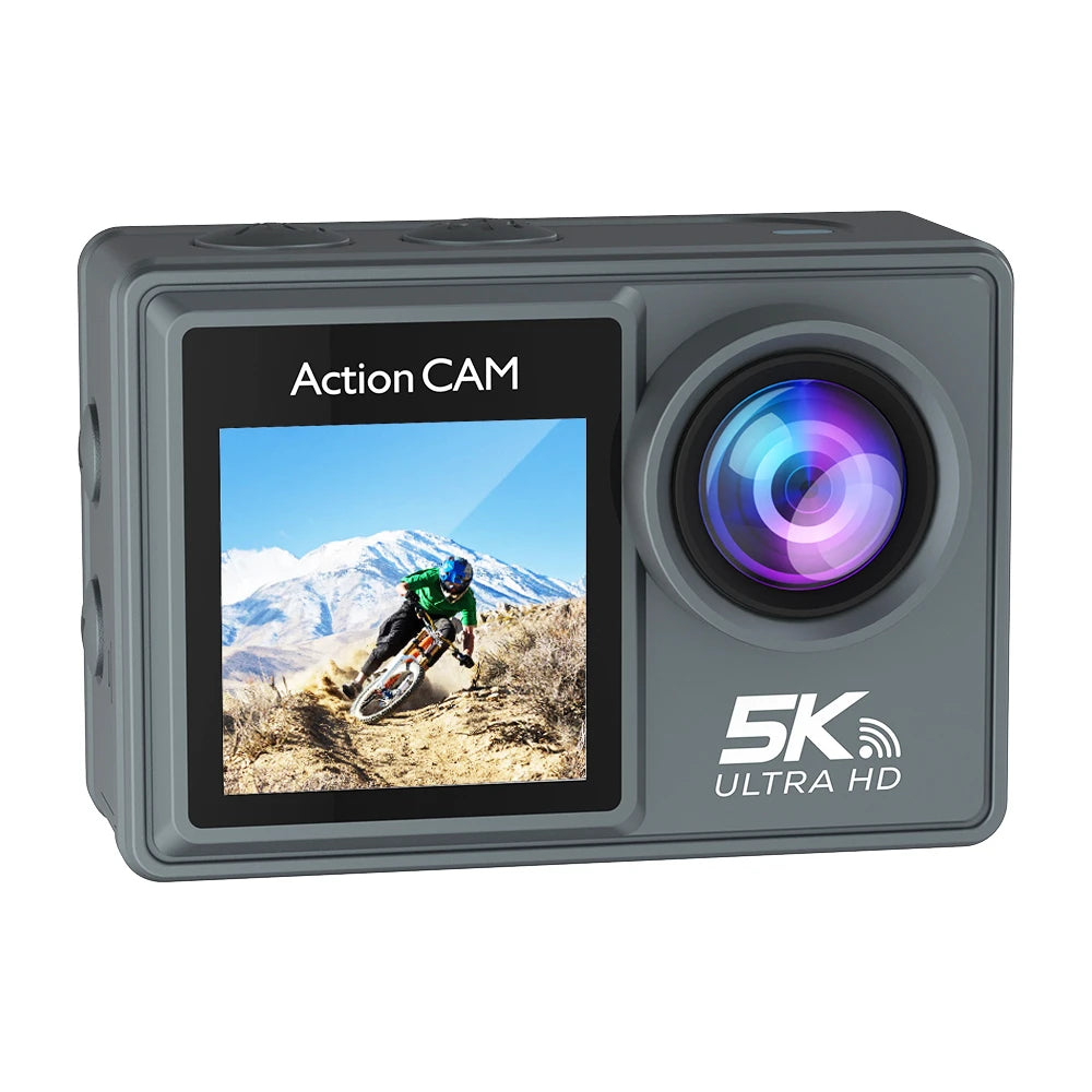 5K 4K60FPS Action Camera - Ultra HD Adventure Recording with EIS Stabilization