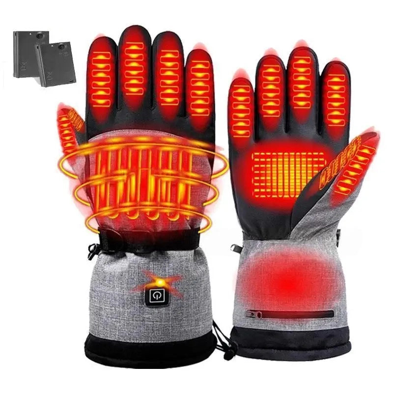 Heated Gloves – Electric Thermal Waterproof Gloves for Outdoor Winter Adventures