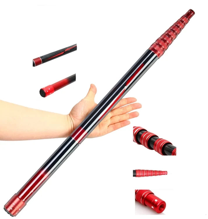 Telescoping Foldable Landing Net Pole – Carbon Fiber