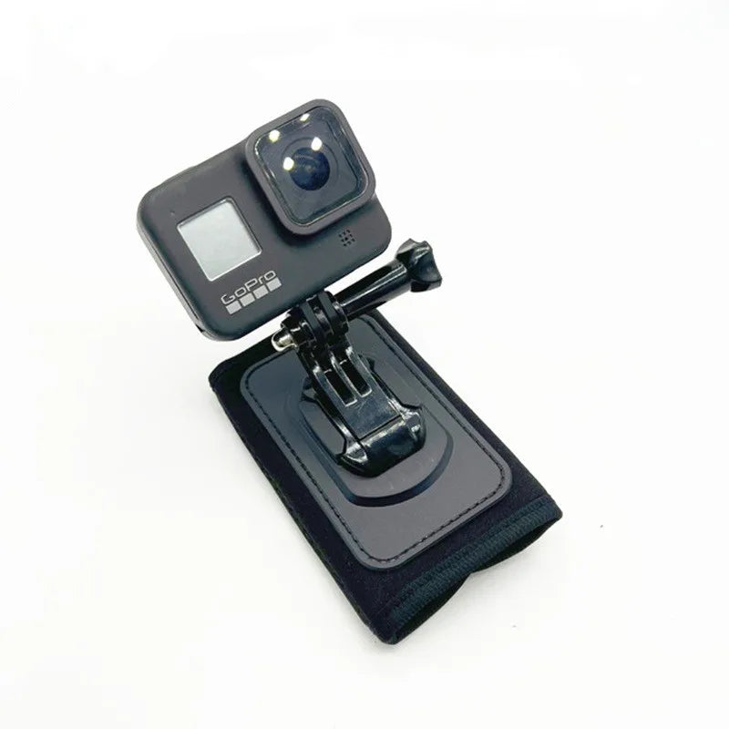 360° Rotation Strap Mount - Hands-Free Shots for Action Cameras