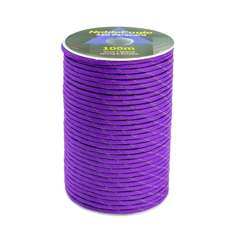 Reflective Paracord Rope - 550lb Strength
