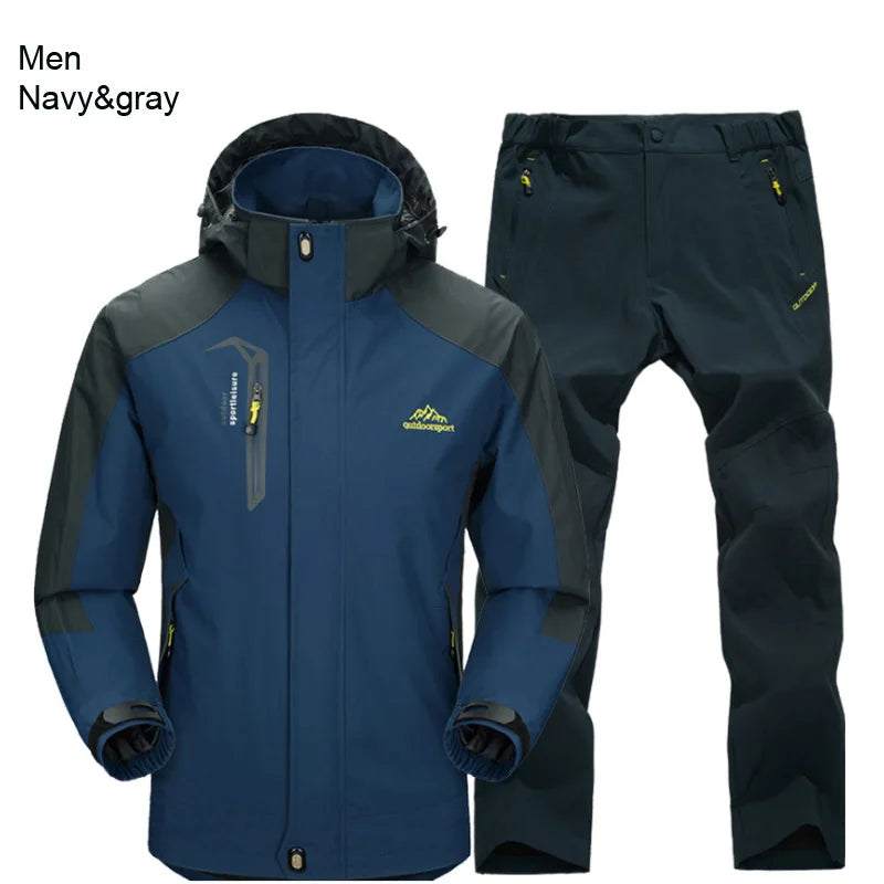 Survival Now™ Outdoor Hiking Jacket and Pants Set for Men