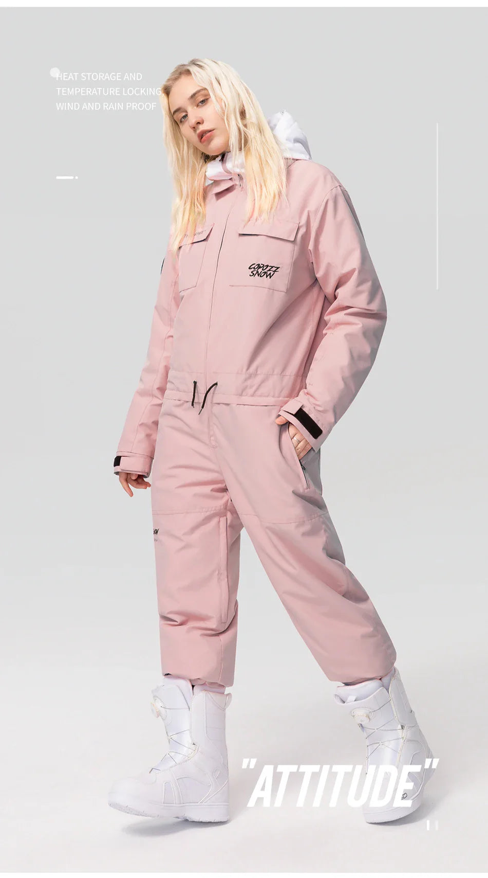 Survival Now™ Men & Women One-Piece Ski Jumpsuit