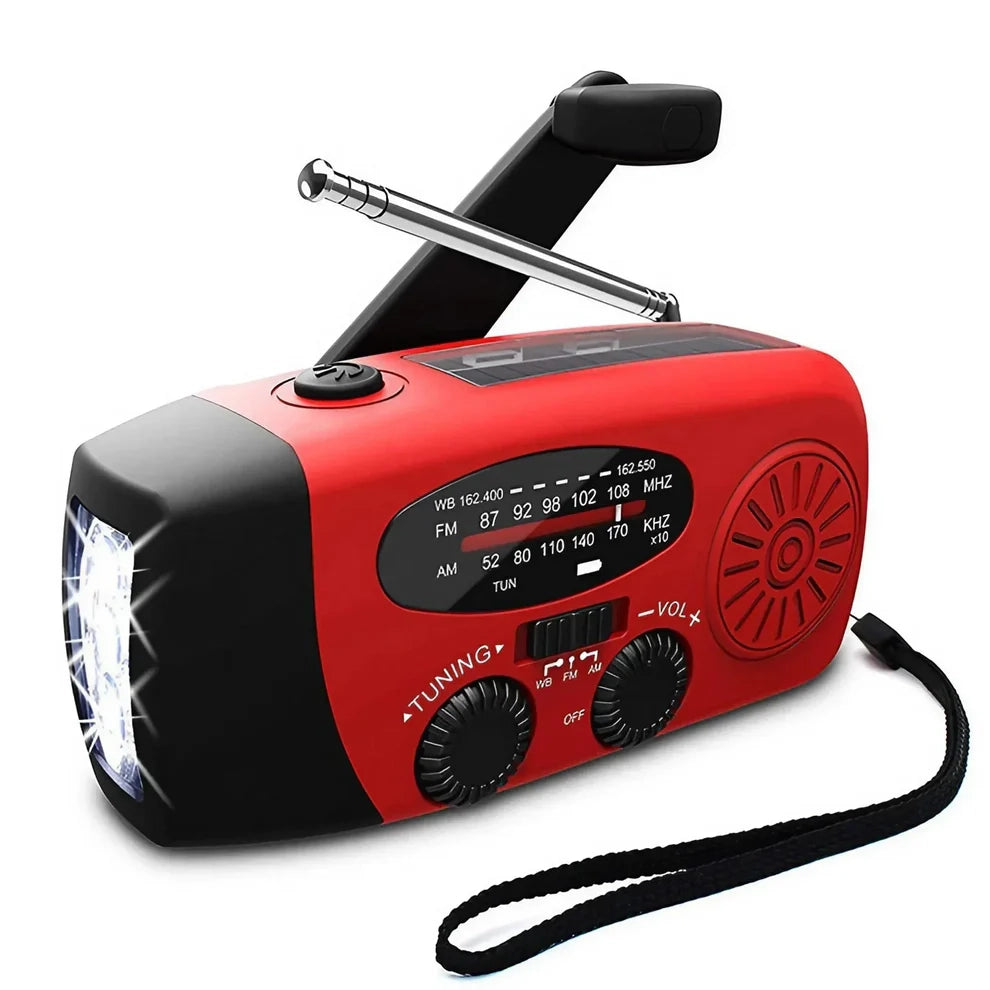 2000mA Outdoor Emergency Radio - Portable & Reliable for Emergencies