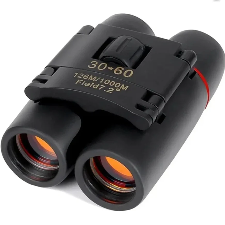 30x60 Mini Compact Folding Binoculars – High-Powered, Portable