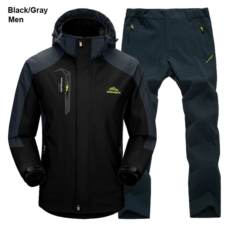 Survival Now™ Outdoor Hiking Jacket and Pants Set for Men