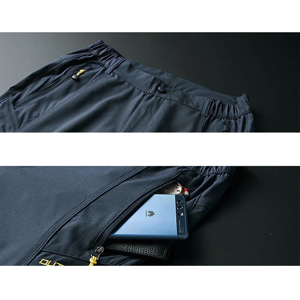 Outdoor Hiking Jacket and Pants Set for Men