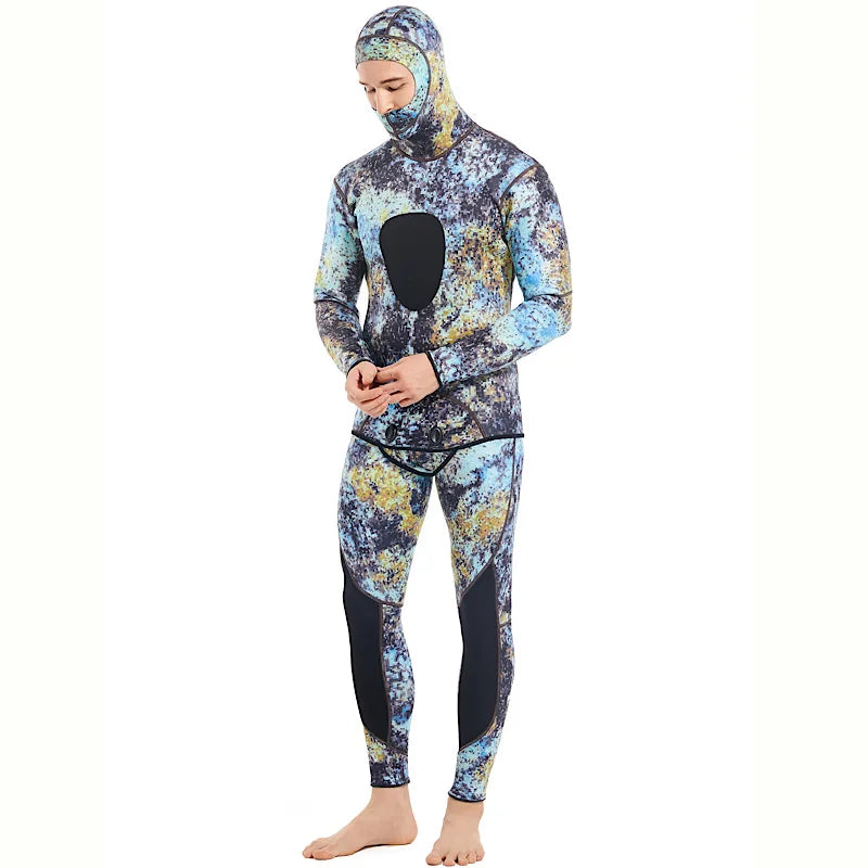 Hooded Neoprene Scuba Diving Wetsuit