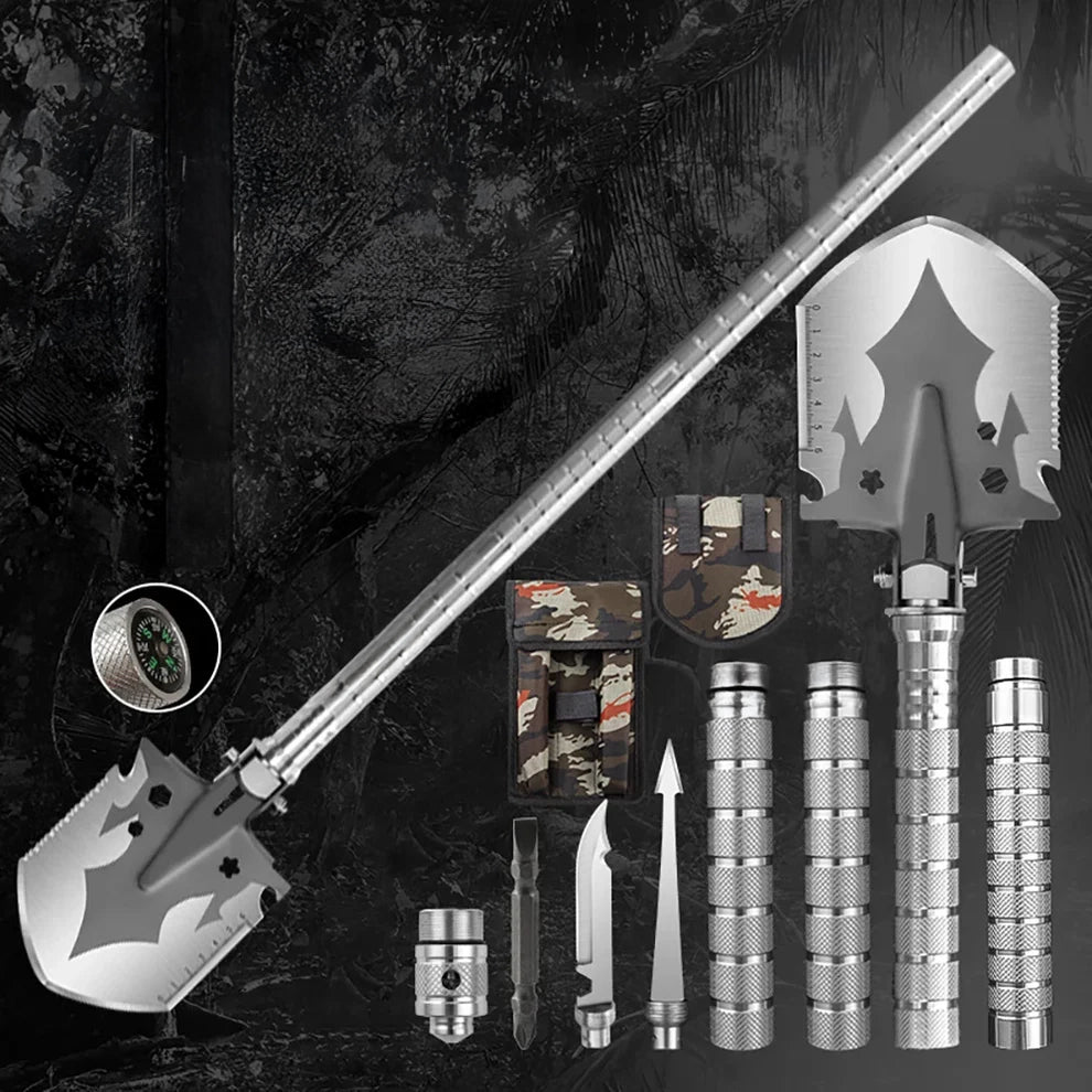 Tactical Multifunction Shovel – Foldable Survival Tool