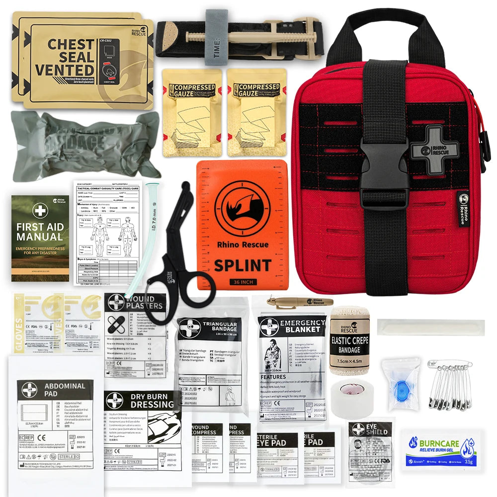 IFAK Trauma First Aid Kit – Medical Pouch with Emergency Supplies