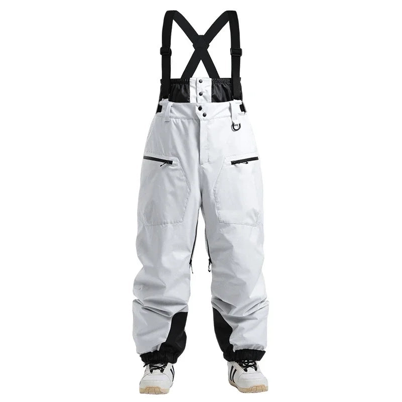 Men’s Skiing Pants – Thermal-Insulated, Waterproof & Windproof Snowboard Overalls