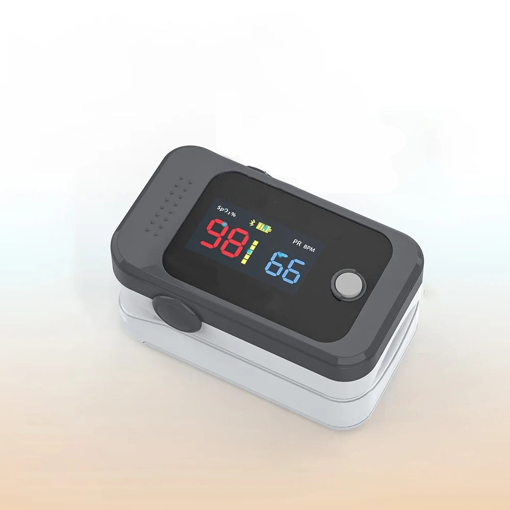 Bluetooth Finger Pulse Oximeter with Alarm