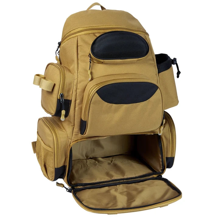 Tactical Fishing Tackle Backpack, Waterproof Outdoor Gear Bag with Rod Holders
