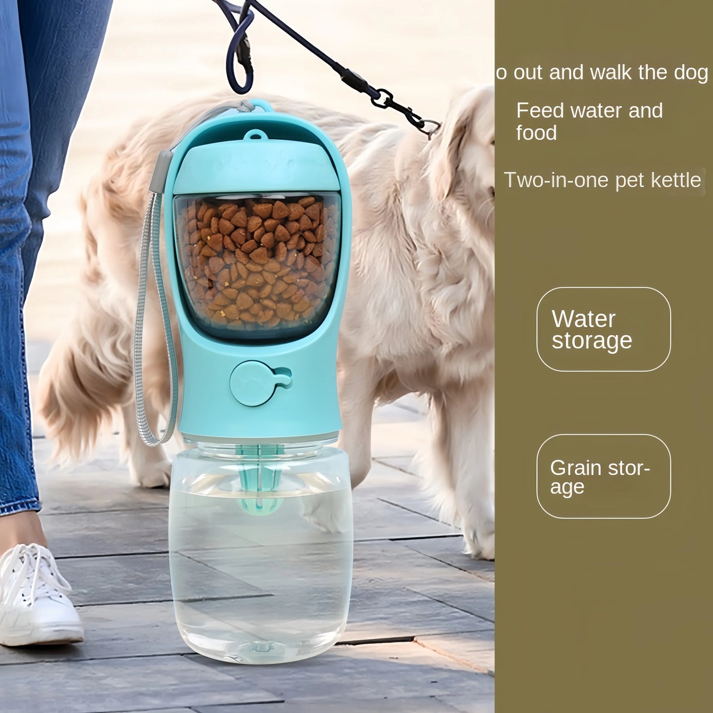 Survival Now™ Portable Pet Food & Water Storage