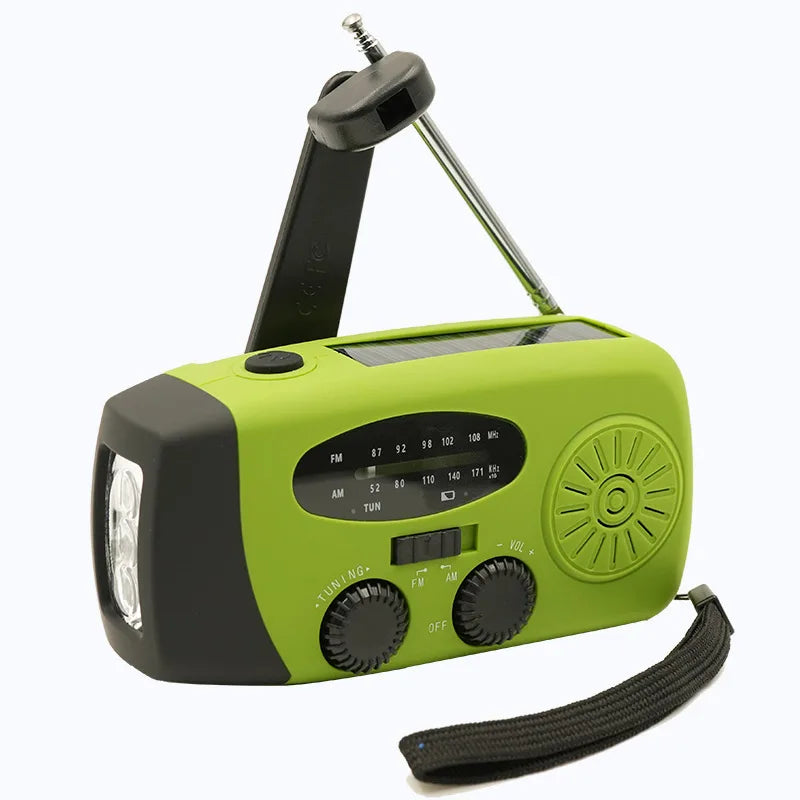 AM/FM/NOAA Emergency Weather Radio – Solar, Hand Crank