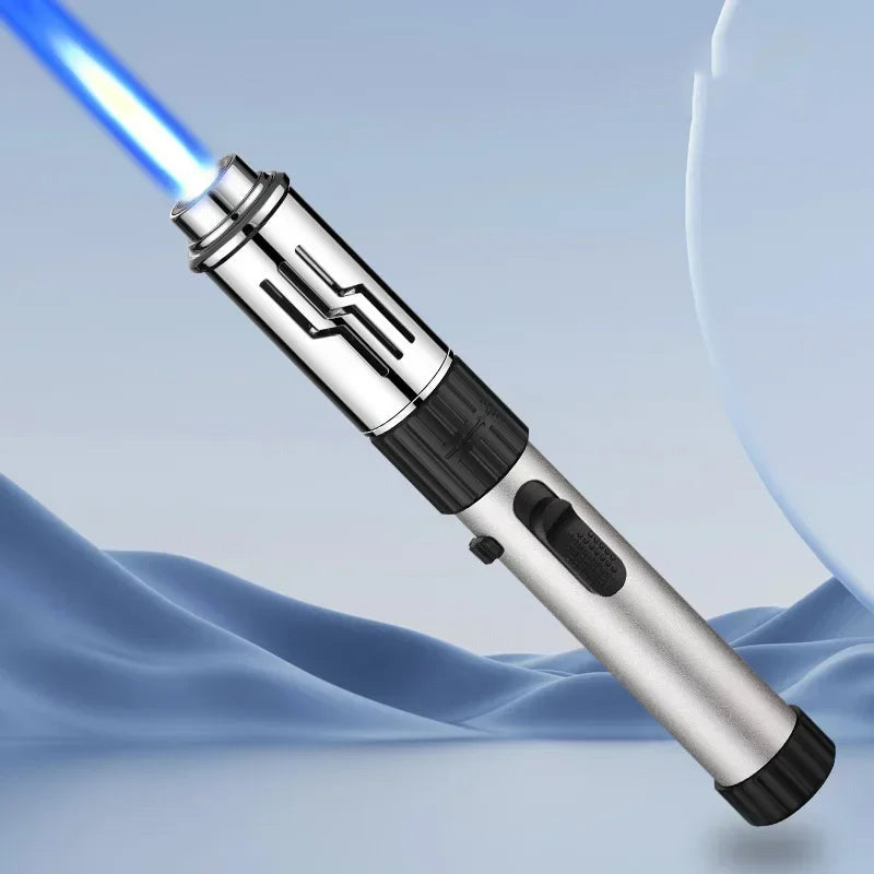 Powerful Blue Flame Jet Torch, Refillable Windproof Butane Lighter