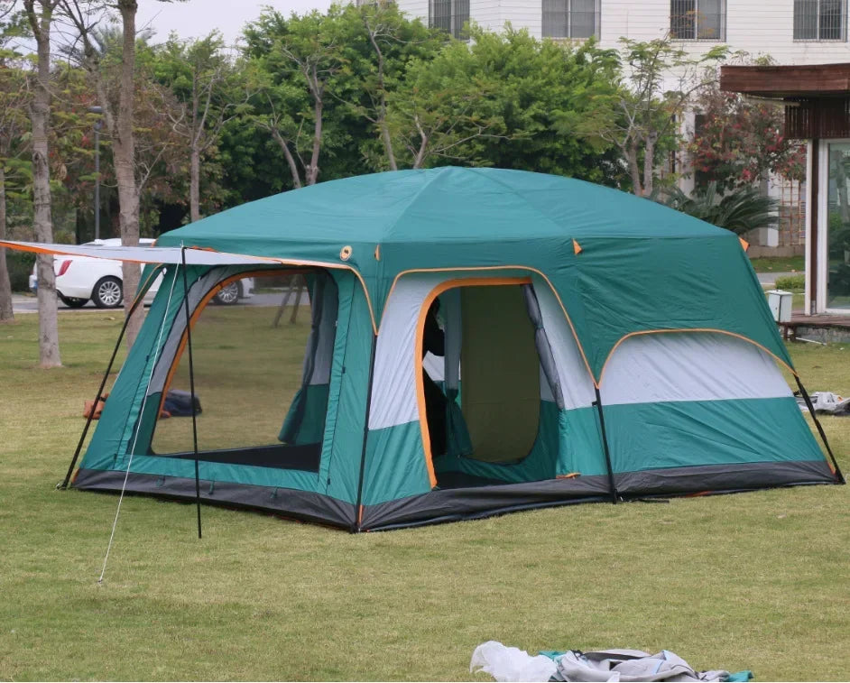 2-Bedroom, 1-Hall Camping Tent | Waterproof & Durable