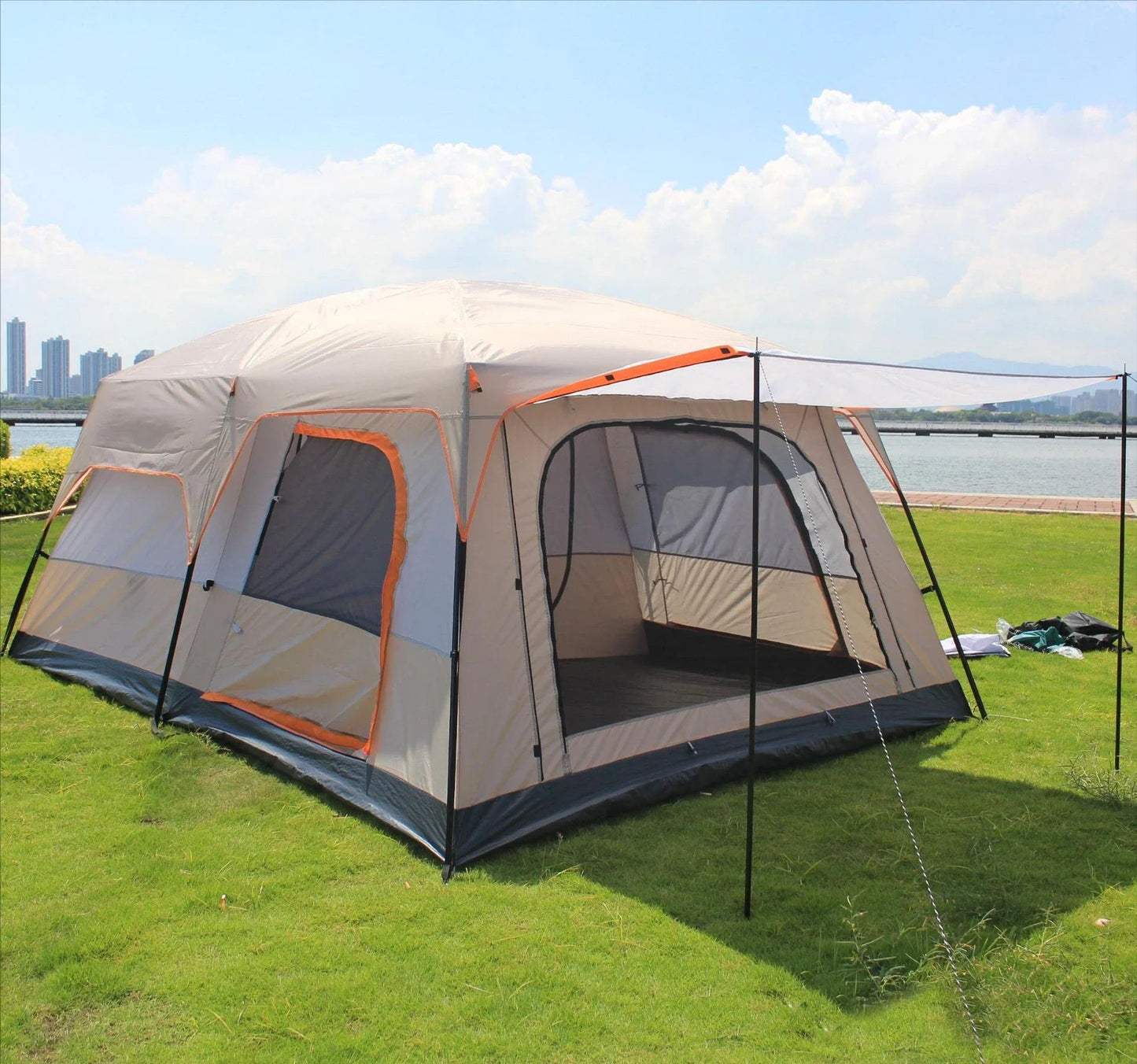 2-Bedroom, 1-Hall Camping Tent | Waterproof & Durable