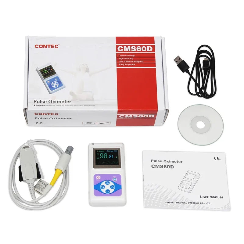 Advanced Fingertip Pulse Oximeter with Alarm