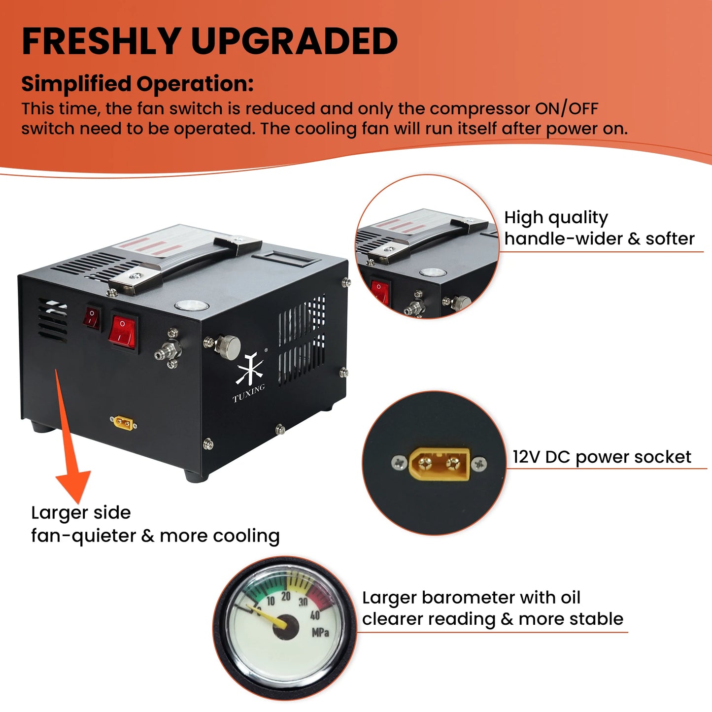 Survival Now™ 300Bar 12V PCP Air Compressor