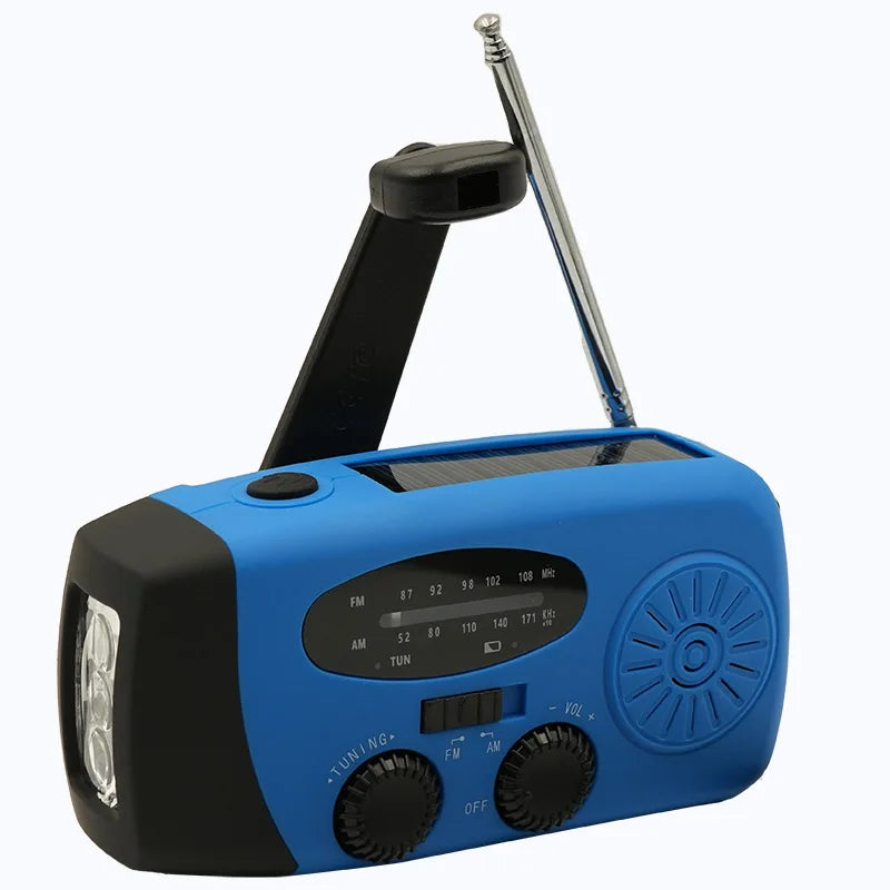 AM/FM/NOAA Emergency Weather Radio – Solar, Hand Crank