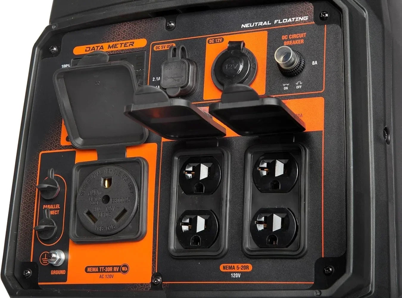4800-Watt Portable Generator - Clean, Quiet Power for Home & Outdoors