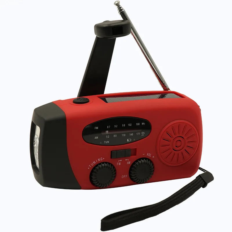 AM/FM/NOAA Emergency Weather Radio – Solar, Hand Crank