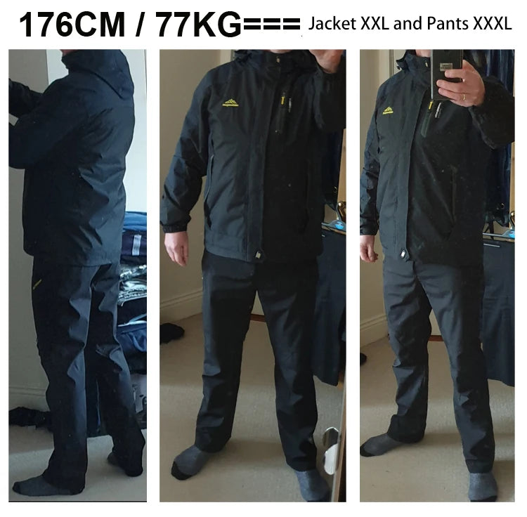 Survival Now™ Outdoor Hiking Jacket and Pants Set for Men