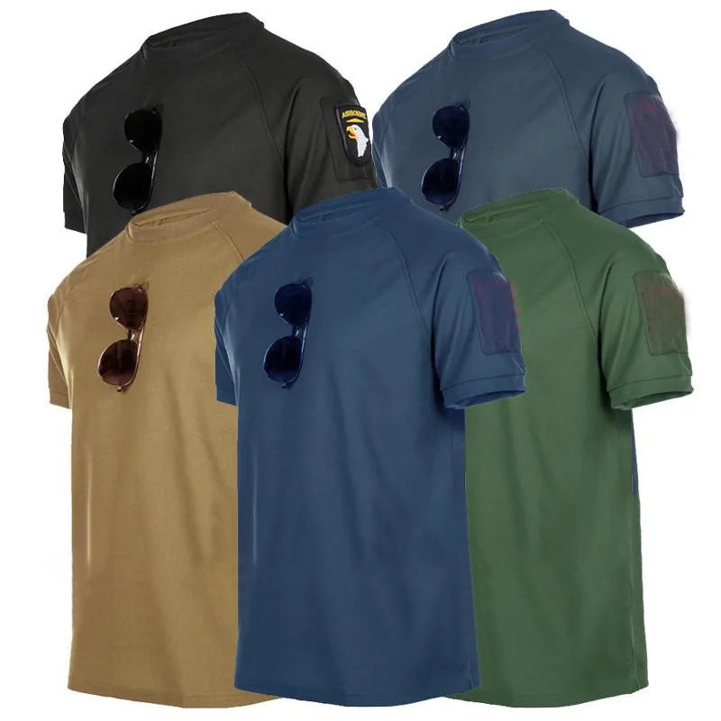 Summer Men’s Tactical T-Shirt - Quick-Dry, Lightweight, Durable