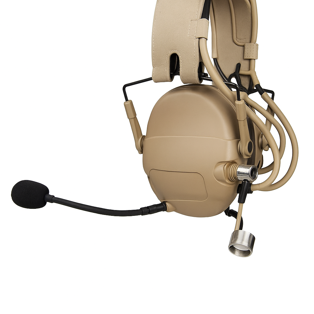 Full Digital Tactical Headset with Dual DPS & Noise Reduction