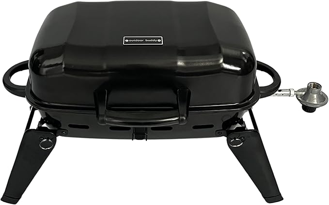 BBQ Outdoor Pro-Folding Table Gas Smoker Grill