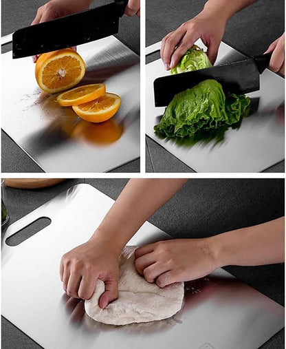 1.5MM Double Thick Titanium Cutting Board – Built for Kitchen and Outdoor Adventures