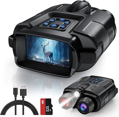 USB Rechargeable Digital Binoculars | 8X Zoom & 4K HD Display