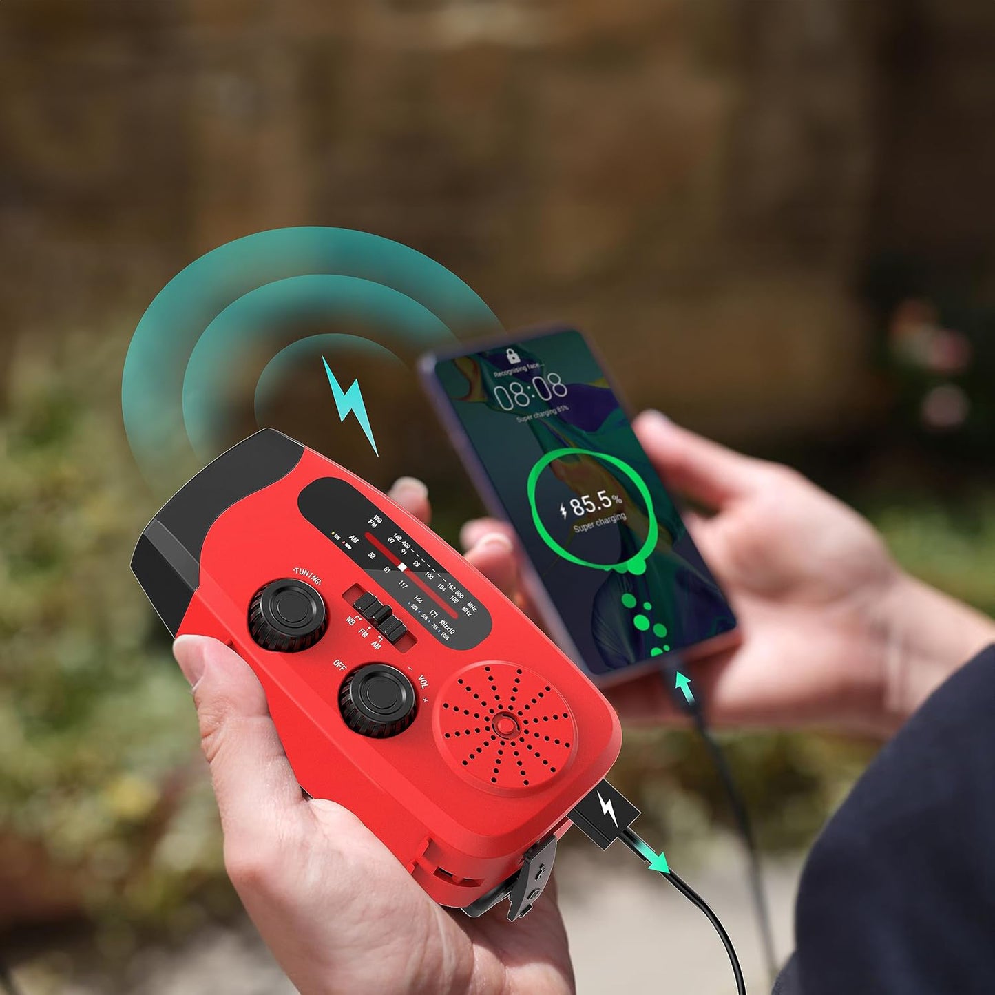 Solar Hand Crank Radio – Stay Safe & Powered