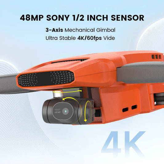 4K 60fps Mini Pro Drone - Lightweight Aerial Masterpiece with Smart Features