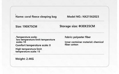 Survival Now™ Warm Sleeping Bag