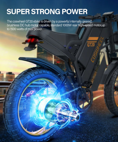 Survival Now™ Electric Motorcycle Bike