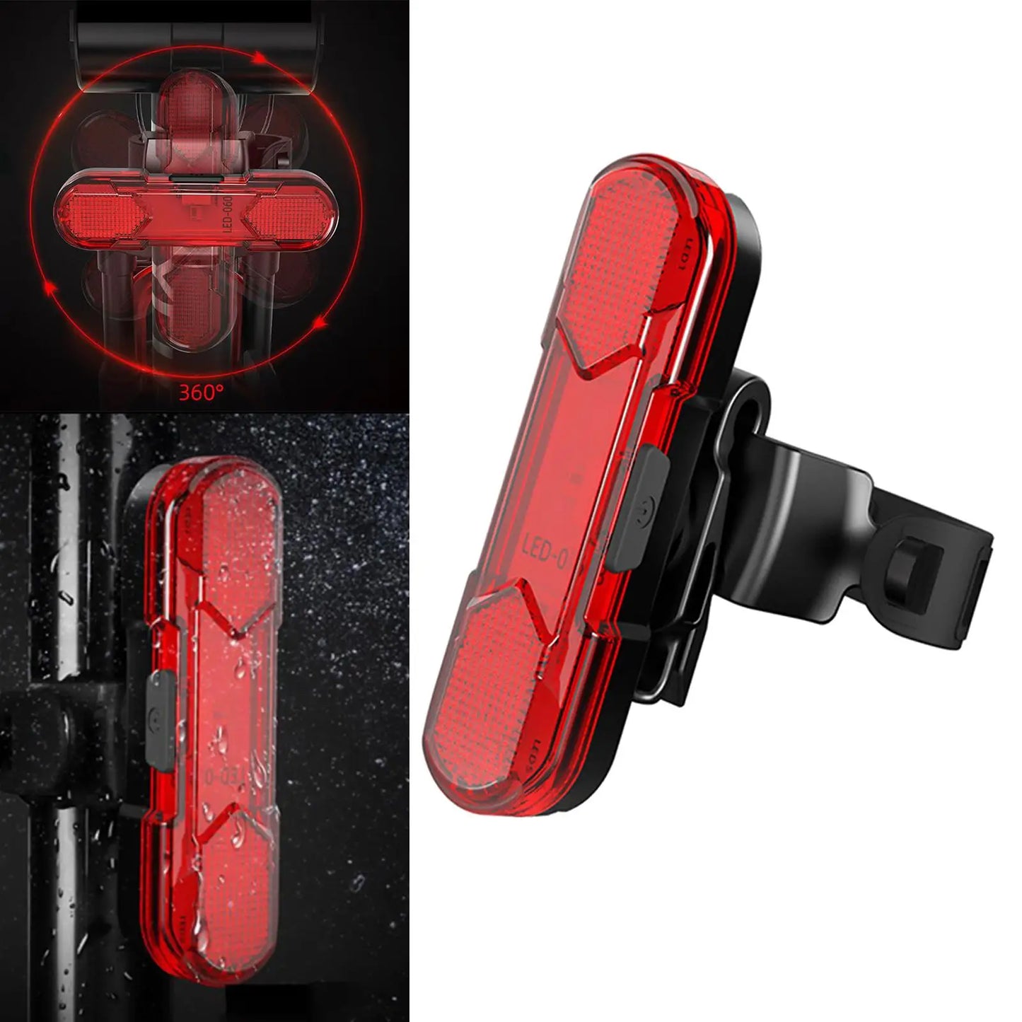 LED Bicycle Light 1000LM - USB Rechargeable MTB Road Bike Front Lamp