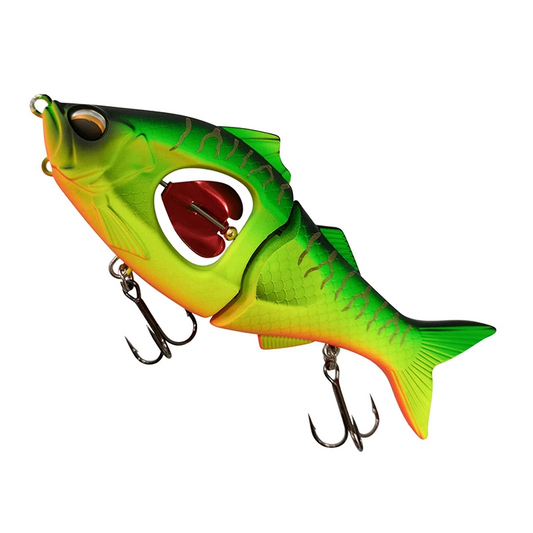 Fishing Lure Bait, Multi-Jointed Swimbait with Rotating Propeller Tail