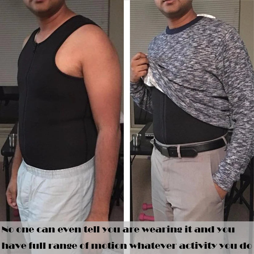 Survival Now™ Men Body Shaper Waist Trainer Vest