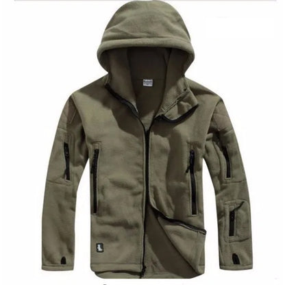 Winter Thermal Fleece Tactical Jacket - Warm, Rugged, Versatile