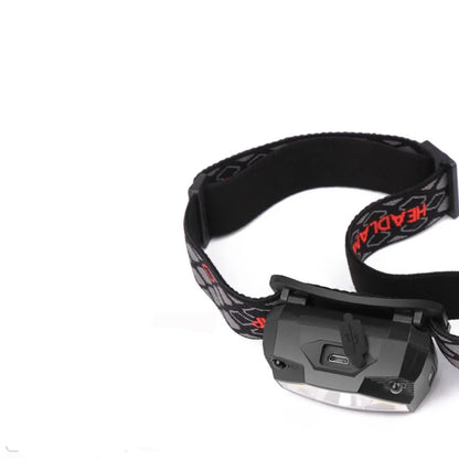 8-Mode Hands-Free LED Headlamp – Rechargeable with Motion Sensor