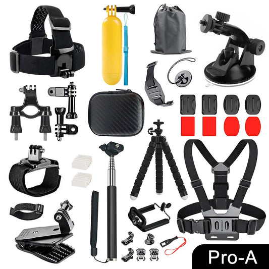 GoPro Accessories Set - Ultimate Gear Kit for Action Cameras