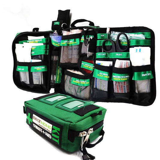 Emergency Medical Rescue First Aid Kit – 165-Piece Portable Safety Kit