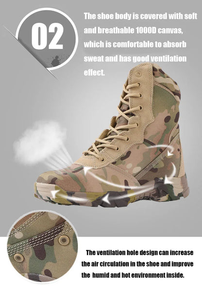 Survival Now™ Tactical Heavy Duty Boots