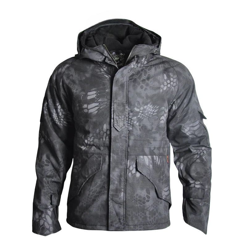 Camouflage Tactical Jacket for Extreme Weather Protection