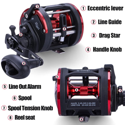 Survival Now™ Saltwater Trolling Reel