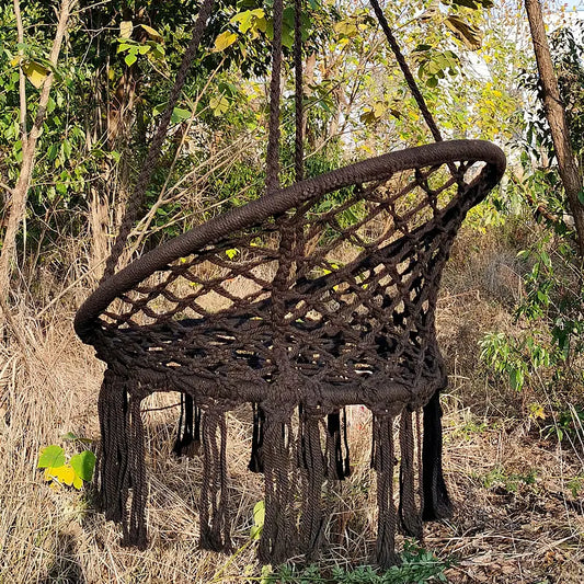 Hammock Chair – Macramé Swing for Indoor & Outdoor Comfort