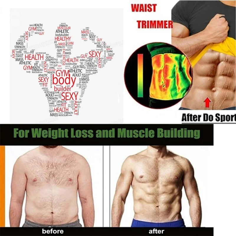 Survival Now™ Men Body Shaper Waist Trainer Vest