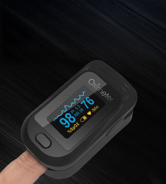 Finger Pulse Oximeter – Accurate SpO2 & Heart Rate Monitor